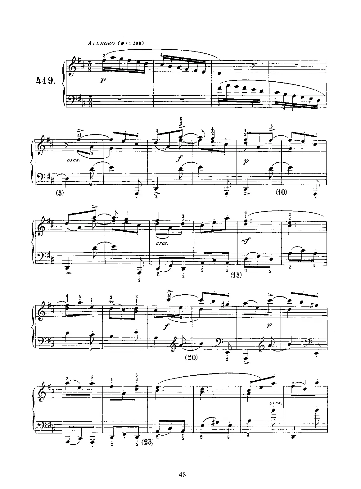 Keyboard Sonata in D major - Page 1