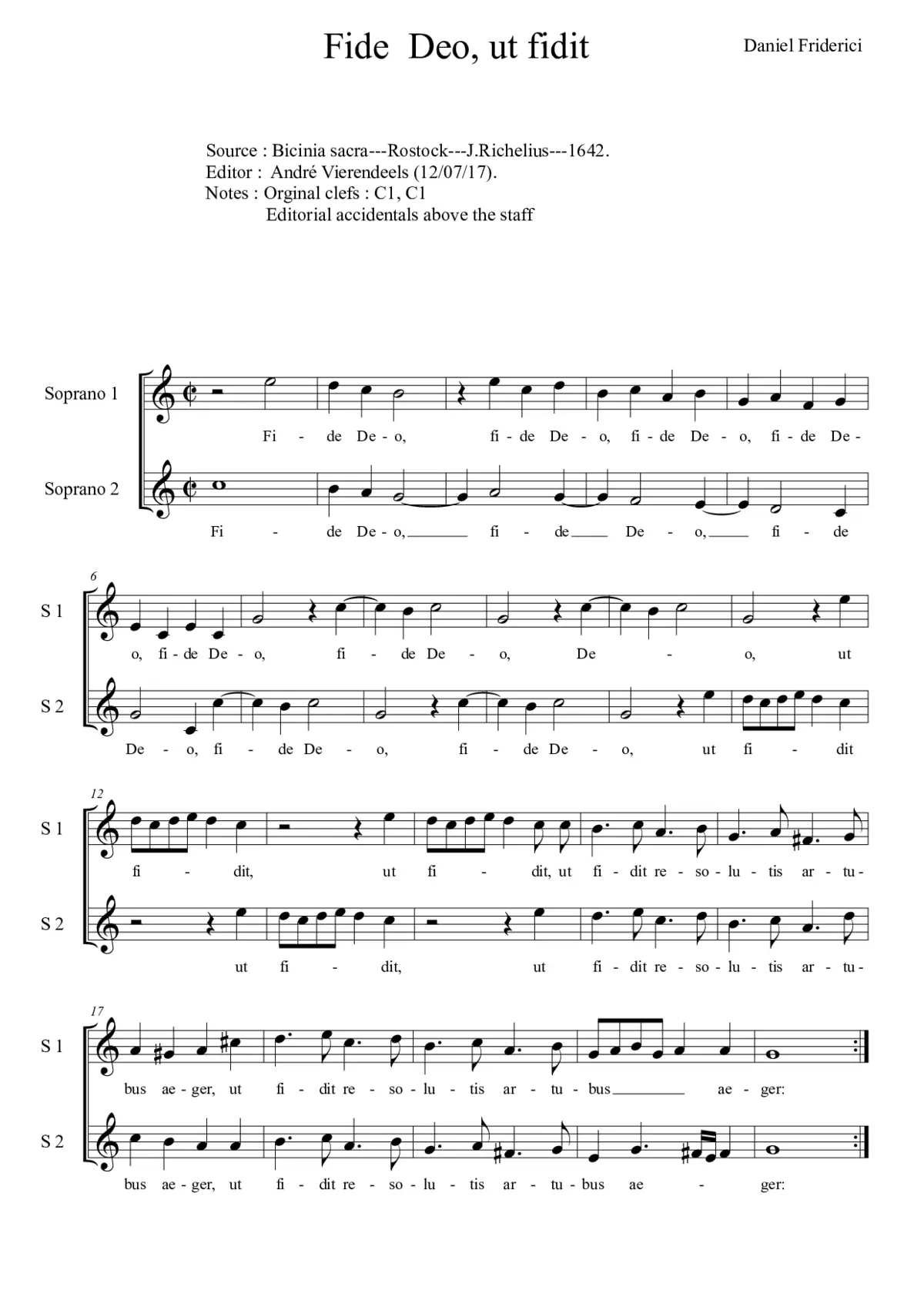 Fide Deo - Page 1