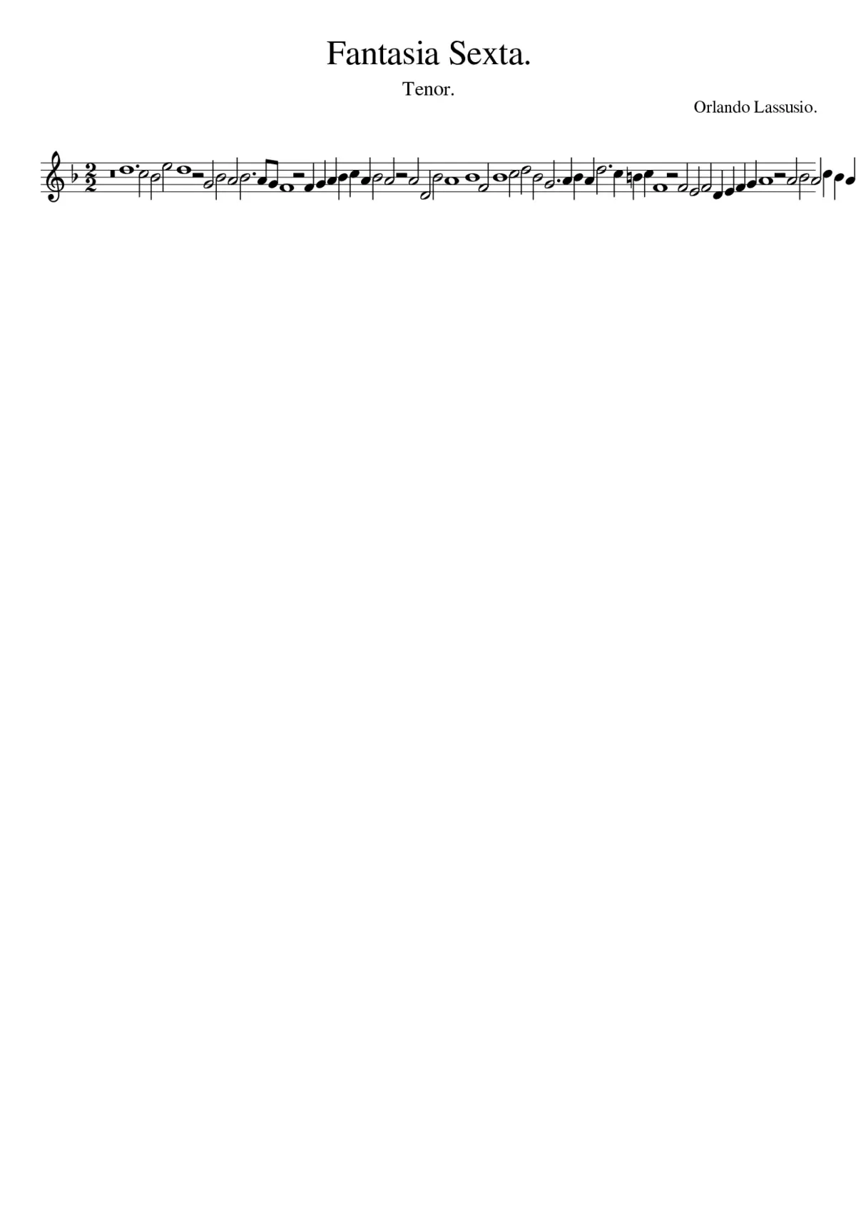 Fantasia Sexta. - Page 1