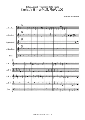 Fantasia II in a-Moll, FbWV 202