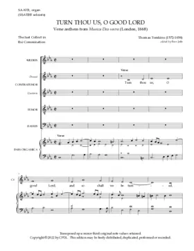 Turn thou us, O good Lord