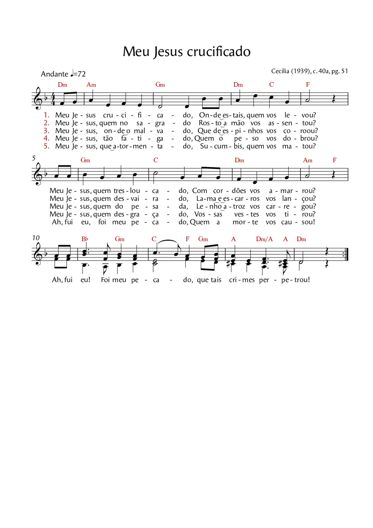 Meu Jesus crucificado - Page 1