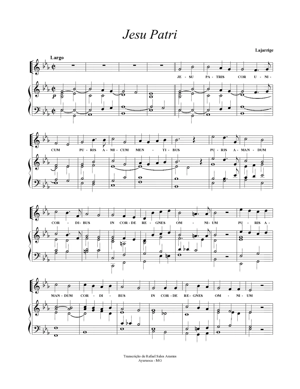 Jesu Patri - Page 1