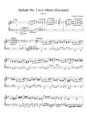 Ballade No.1 Op.23