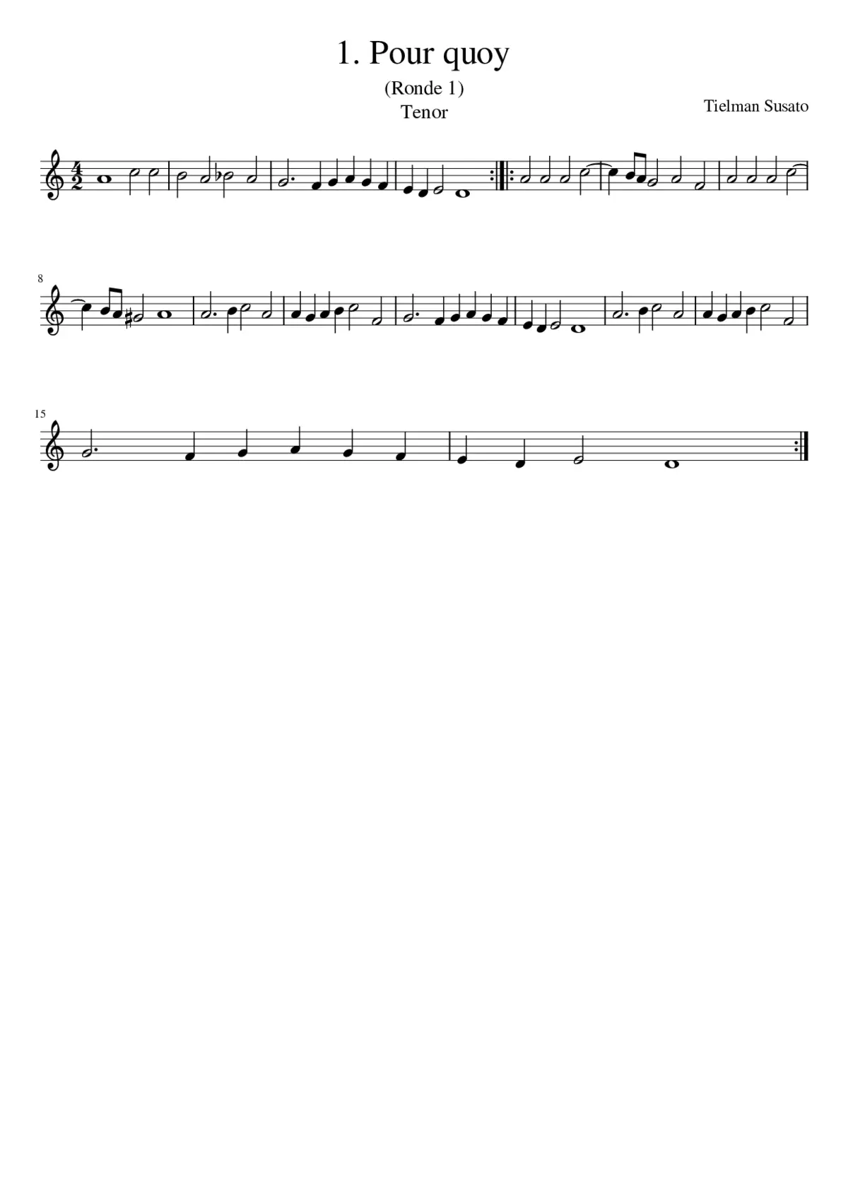 1. Pour quoy - Page 1