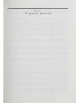 ¿Quieres, pastorcillo?