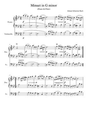 anna magdalena anh 115 - minuet in gm