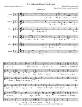 Ove ch'i posi gli occhi lassi o giri