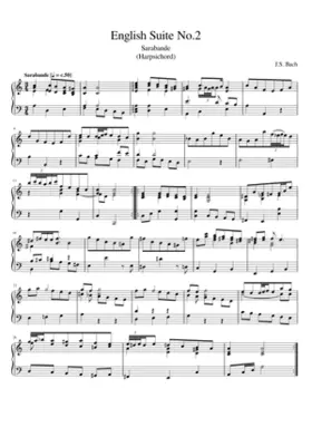 English Suite No.2 in A minor BWV 807