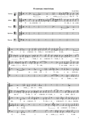 O sacrum convivium