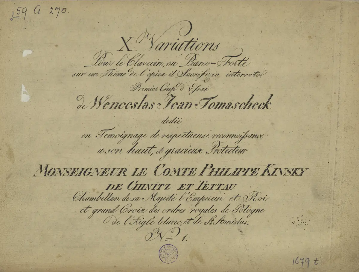 10 Variations on a Theme from 'Il sacrifizio interroto' - Page 1