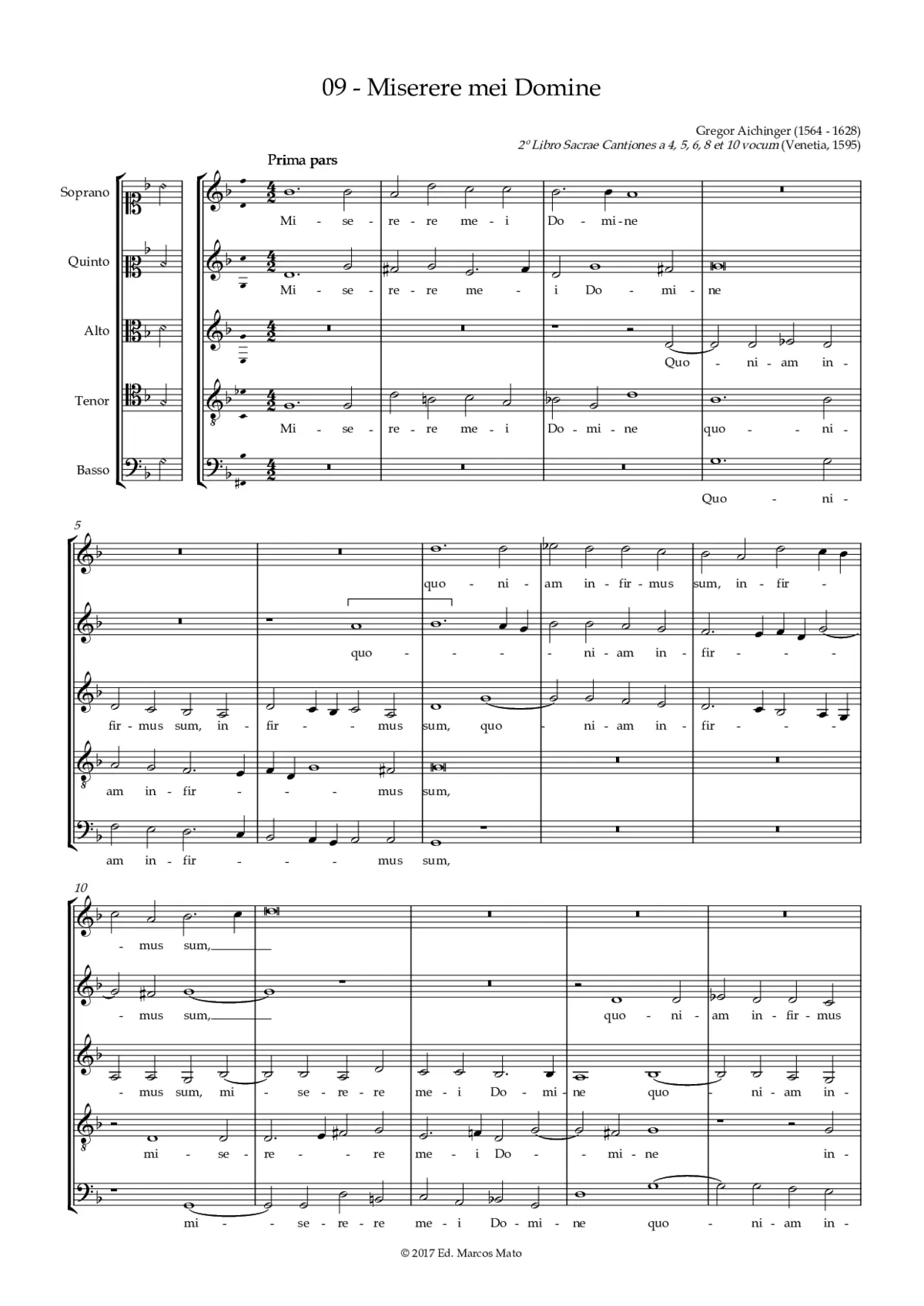 Miserere mei Domine - Page 1