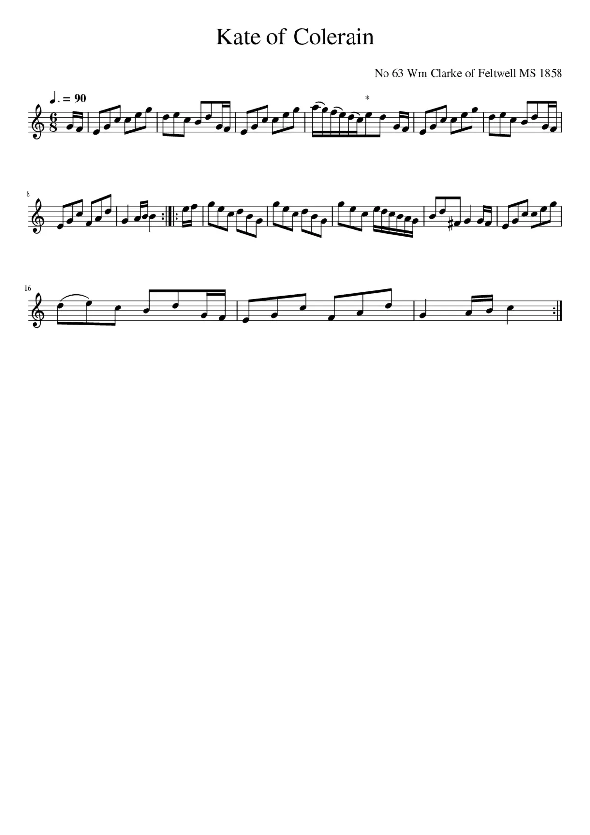 Kate of Colerain - Page 1