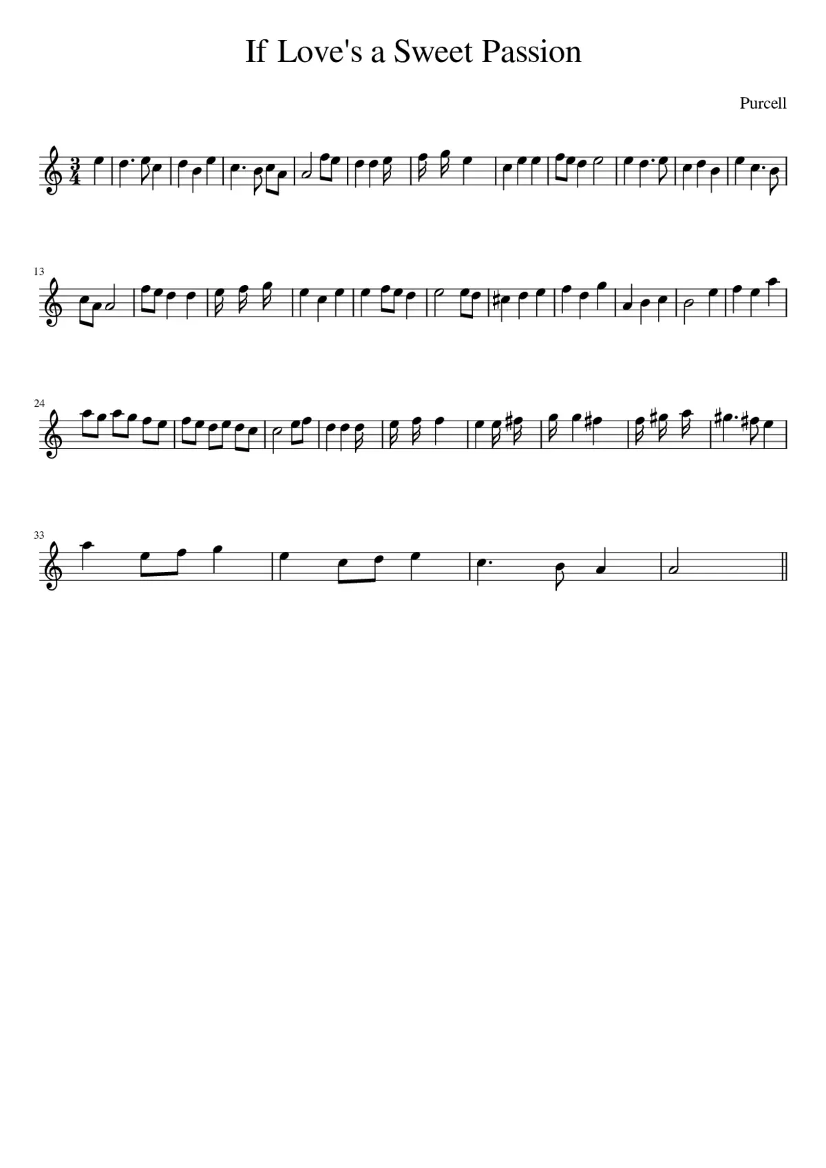 If Love's a Sweet Passion - Page 1