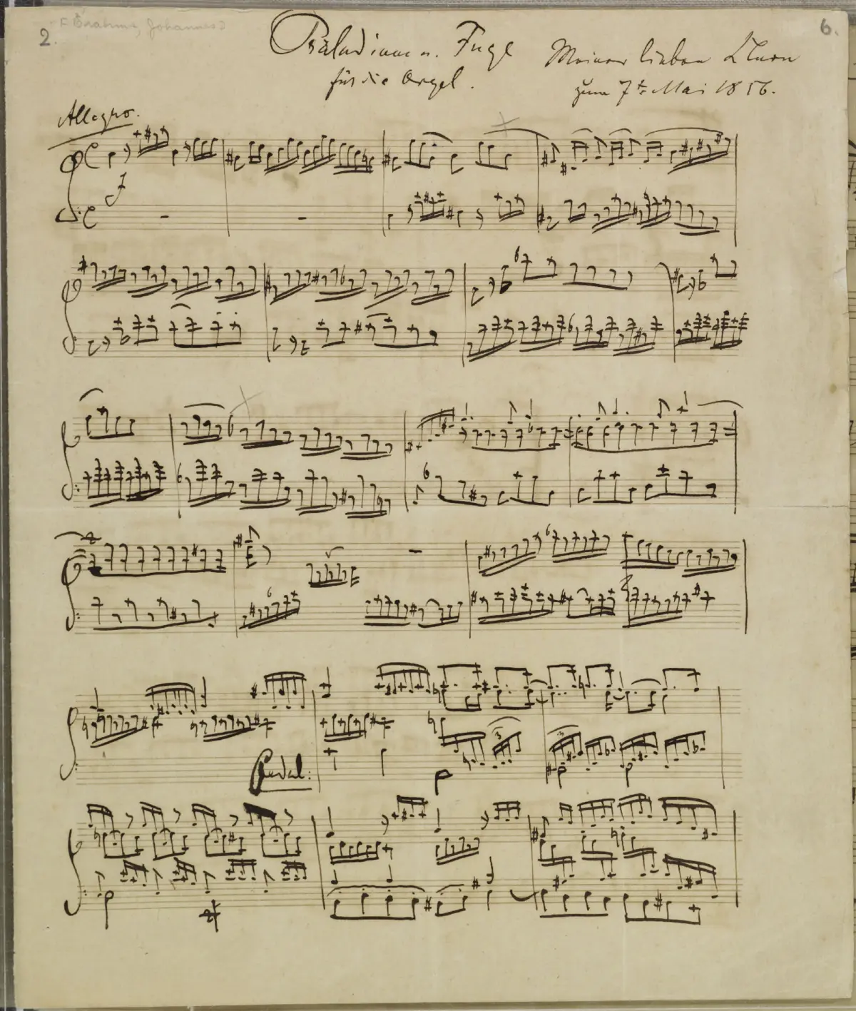 Prelude and Fugue - Page 1
