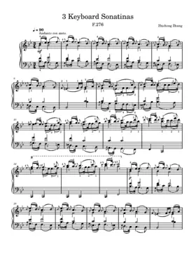 3 Keyboard Sonatinas