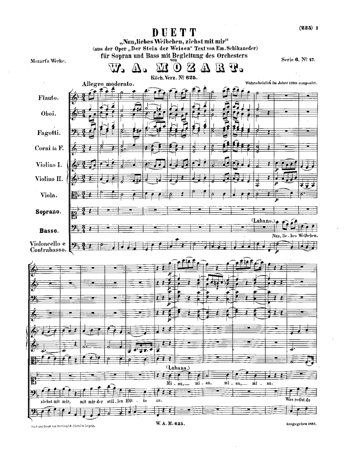 Nun, liebes Weibchen - Page 1