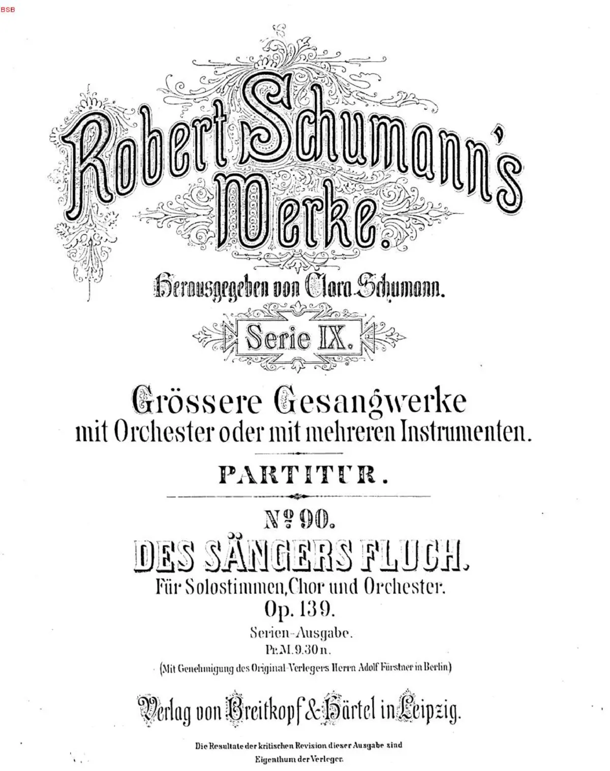 Des Sängers Fluch - Page 1