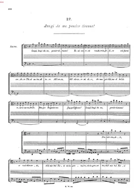 Lungi da me, pensier tiranno