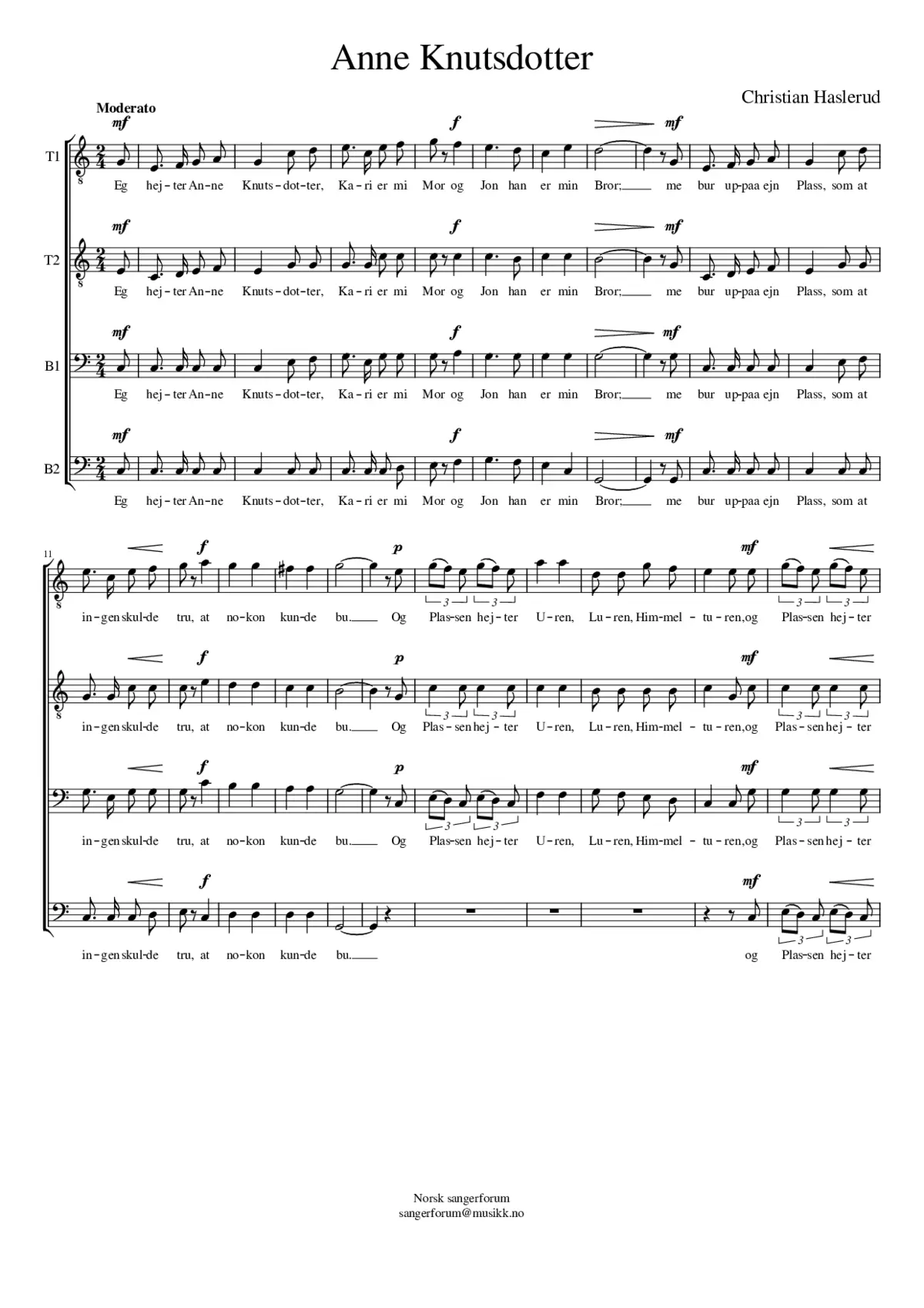 Anne Knutsdotter - Page 1