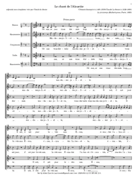 Le chant de l'Alouette