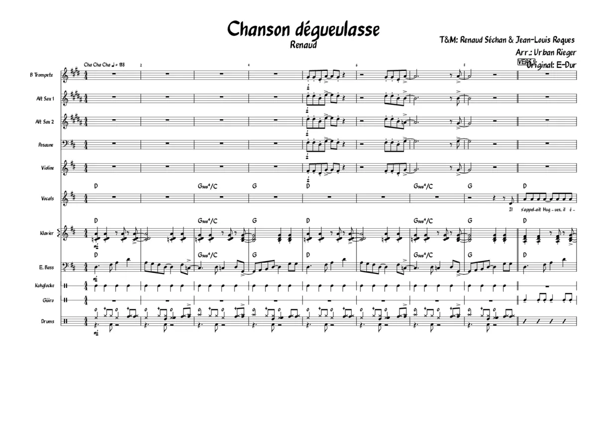 Chanson deÌgueulasse - Page 1