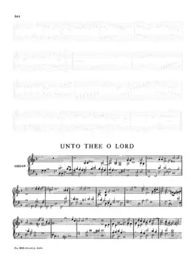 Unto Thee, O Lord
