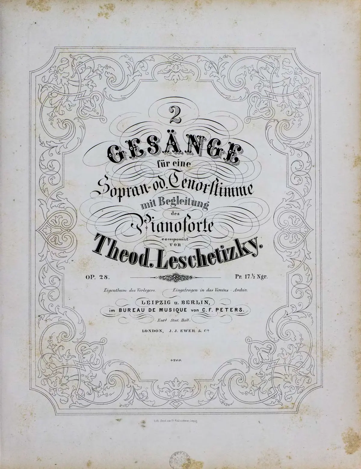 2 Gesänge - Page 1