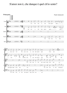 S'amor non è che dunqu'è quel ch'io sento