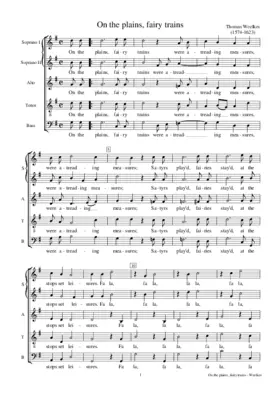 On the plains, fairy trains