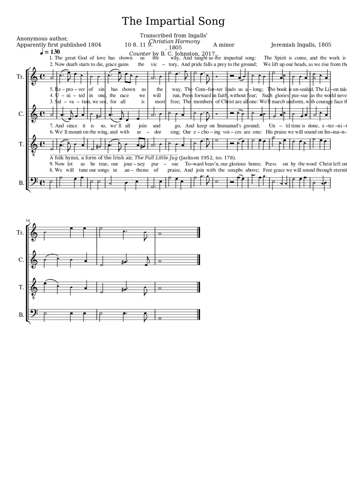 The Impartial Song - Page 1