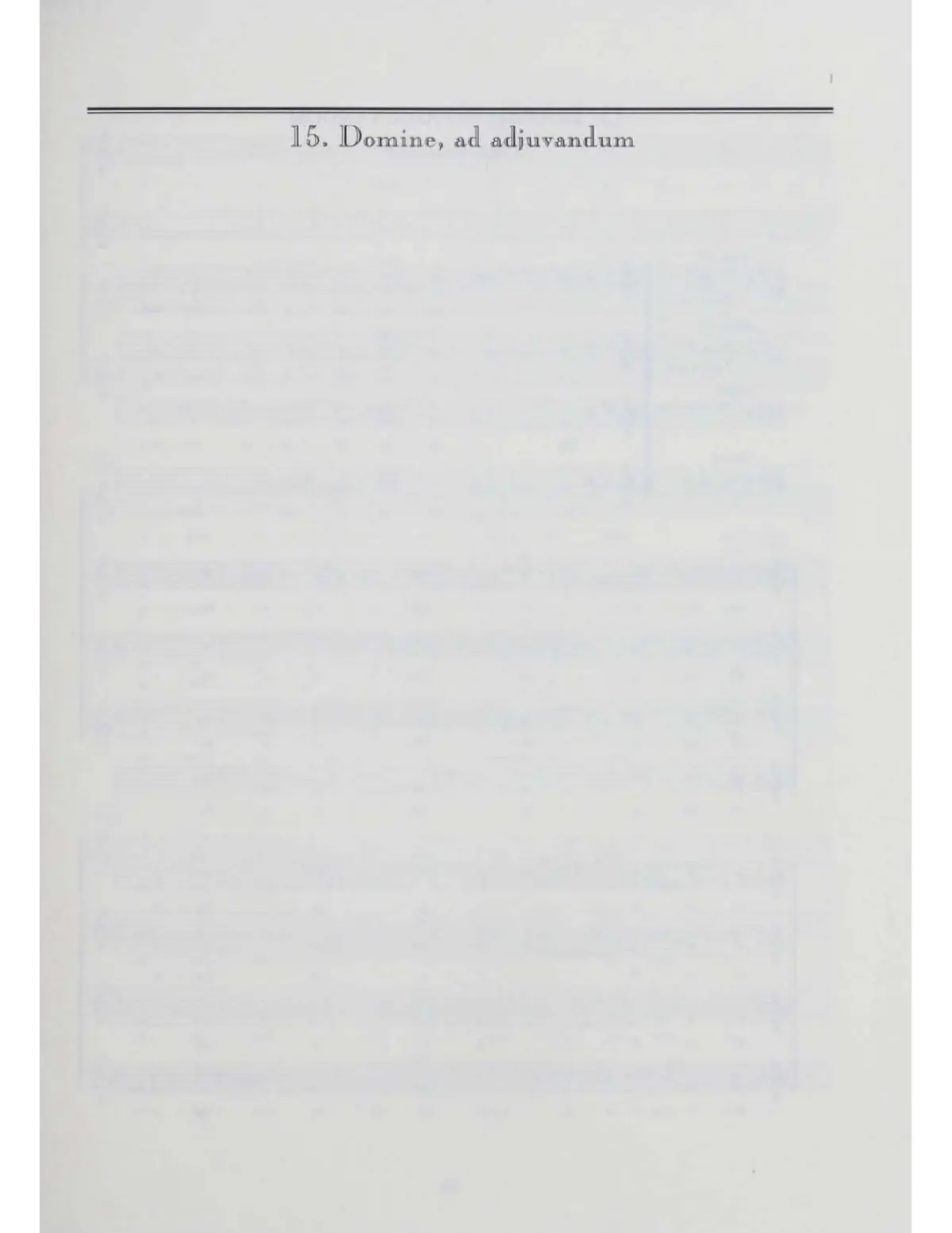 Domine, ad adjuvandum - Page 1