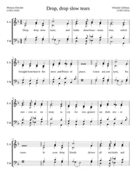 Drop drop slow tears