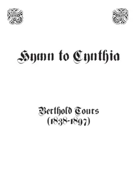 Hymn to Cynthia