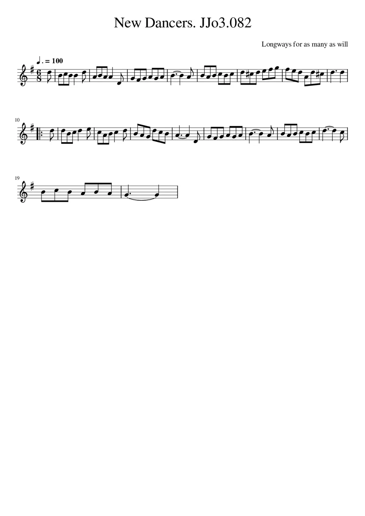 New Dancers. JJo3.082 - Page 1