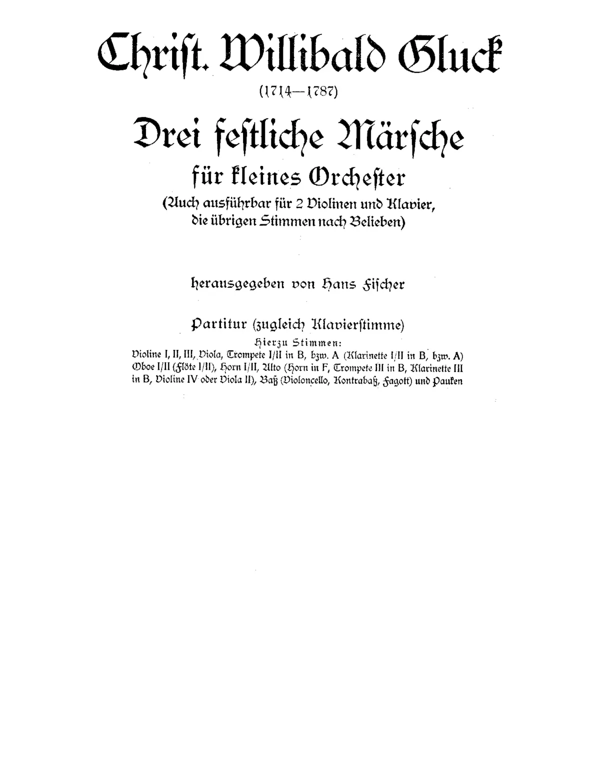 3 Festliche Märsche - Page 1