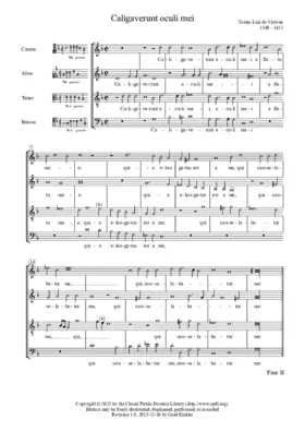 Caligaverunt oculi mei