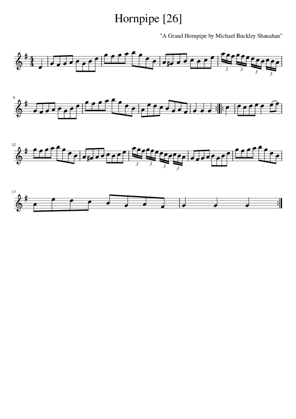 HORNPIPE - Page 1
