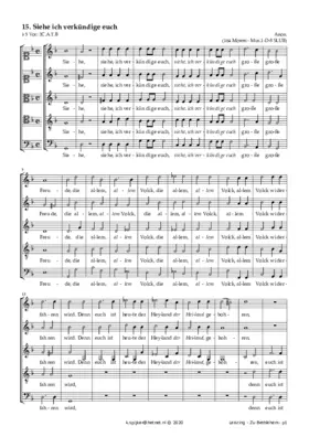 Siehe, ich verkündige euch