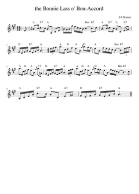 the Bonnie Lass o' Bon-Accord