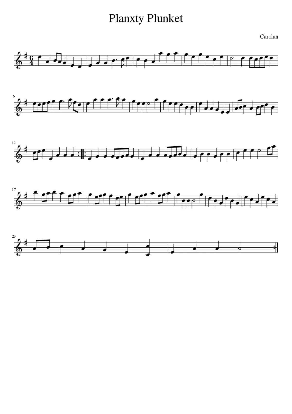 Planxty Plunket - Page 1