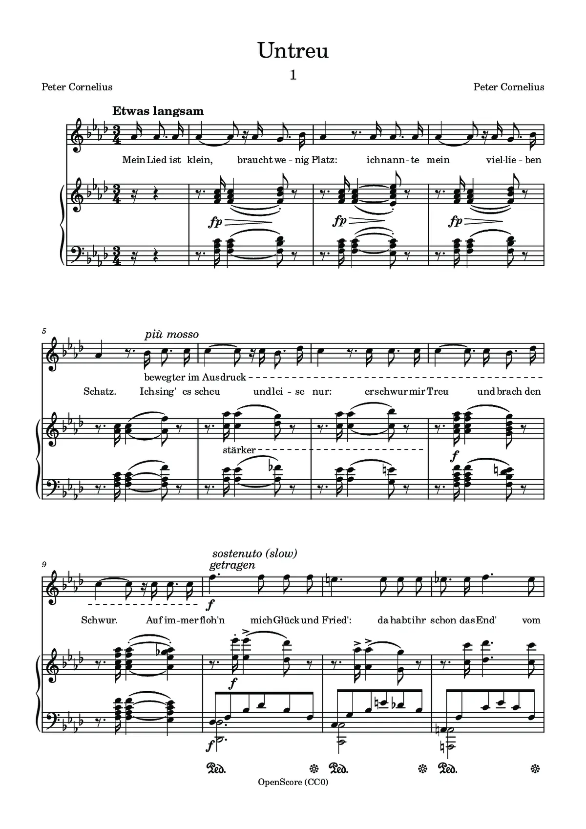 Untreu - Page 1