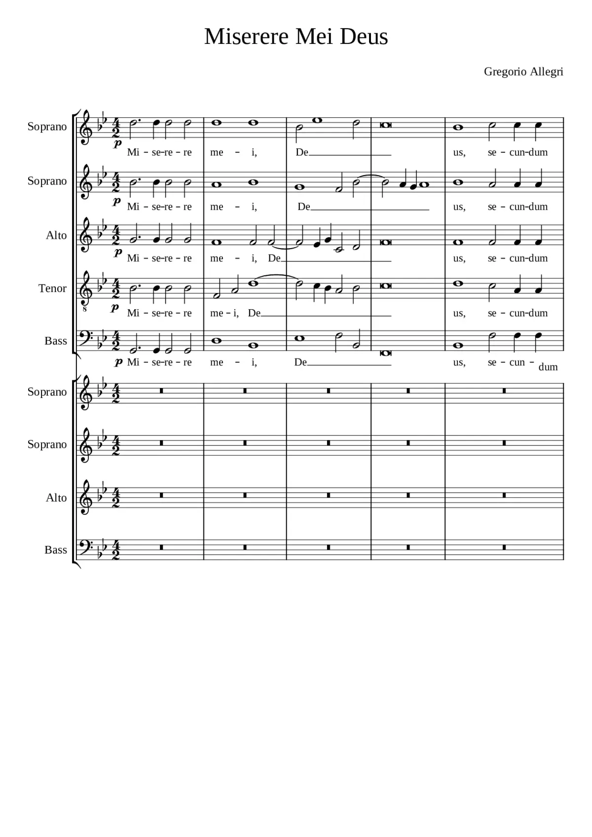 Miserere mei Deus - Page 1