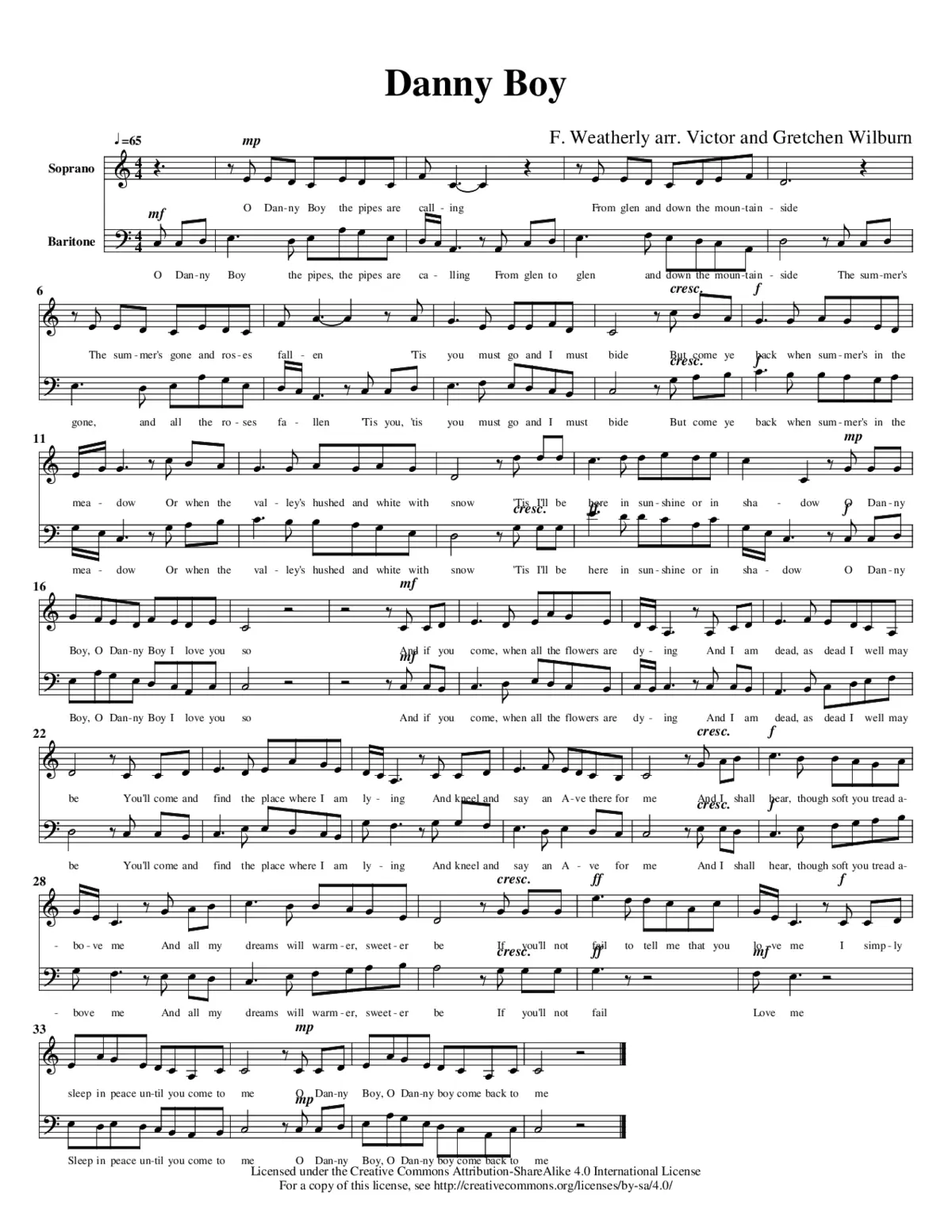Danny Boy - Page 1
