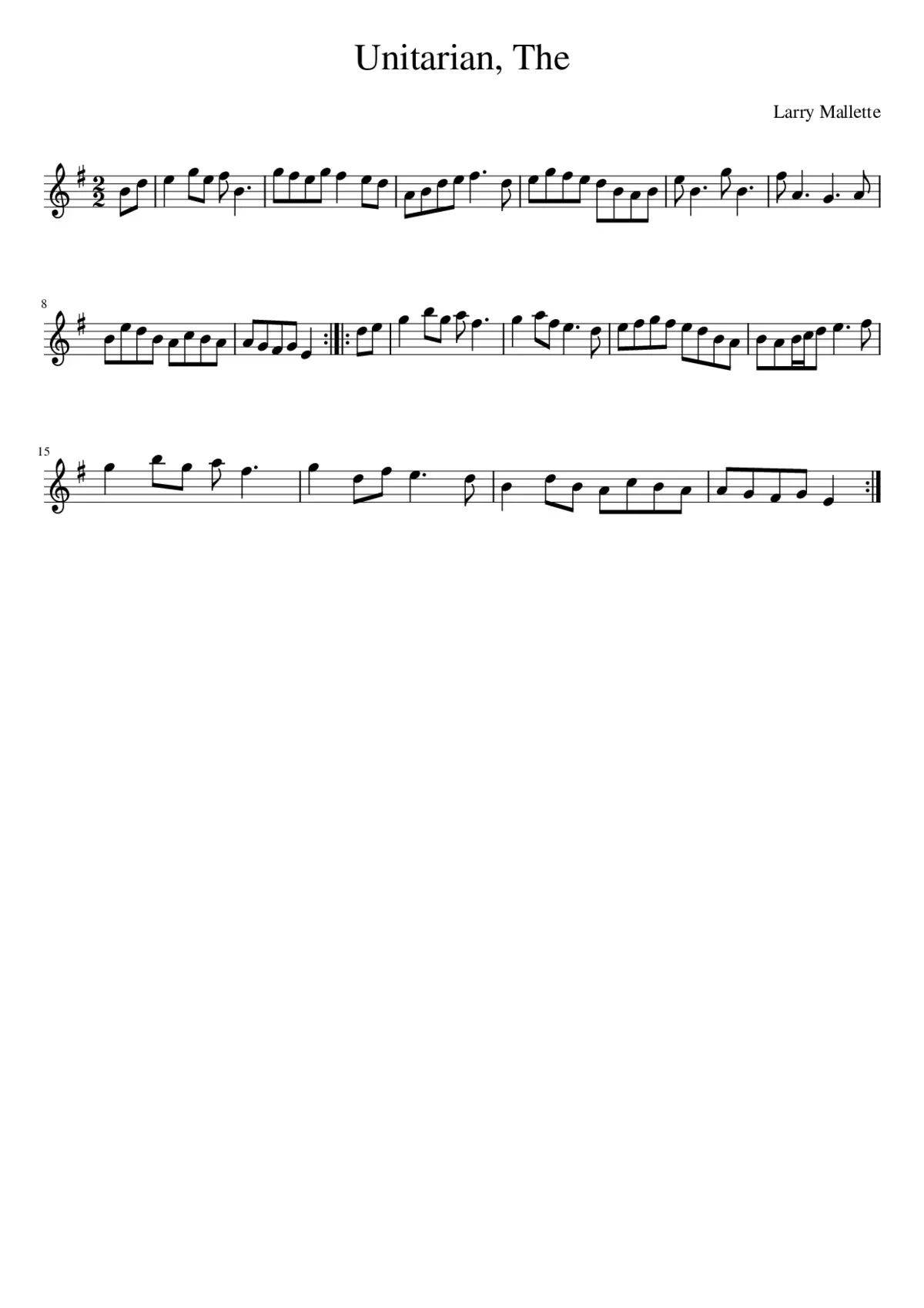 The Unitarian - Page 1