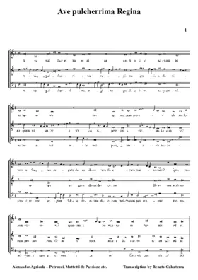 Ave pulcherrima Regina