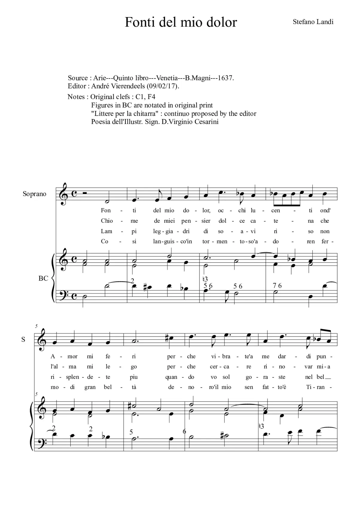 Fonti del mio dolor - Page 1