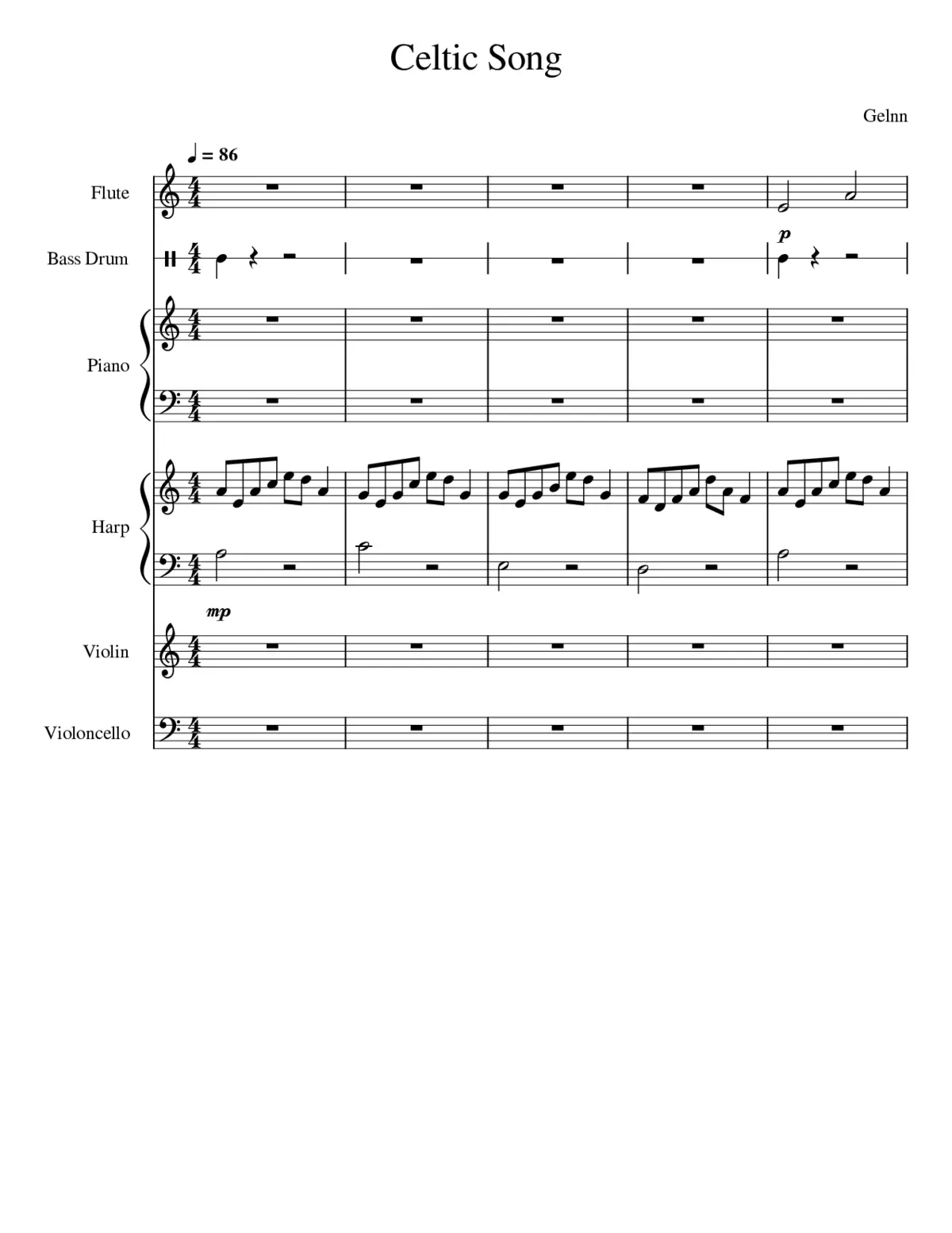 Celtic Tunes - Page 1