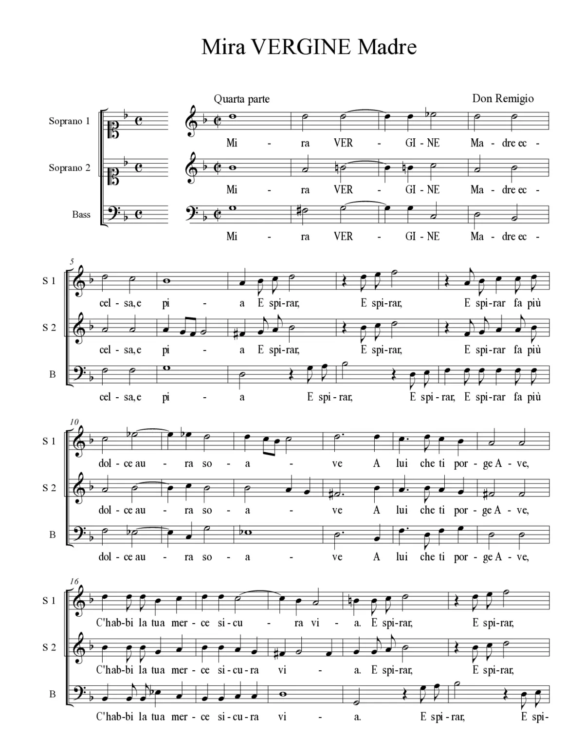Mira VERGINE Madre - Page 1