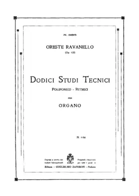 12 Studi Tecnici Polifonico-ritmici